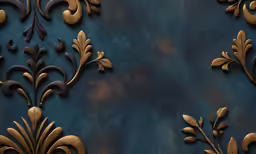 an image of a wall with decorative designs