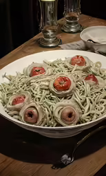 the food has been made in two bowls