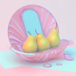 a plate that has some fruit in it