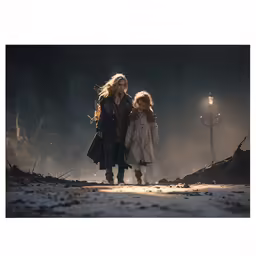 the two women in white coats are standing next to each other
