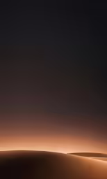 a desert that has a line of sand dunes