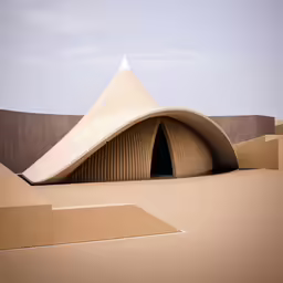 there is a roof over a structure with a dome on top