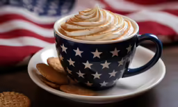 a cup of hot chocolate with whipped cream