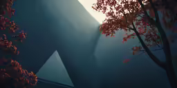 a picture of a triangle in the air