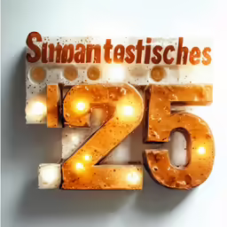 a large lighted sign is shown that says,