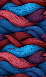 a very colorful wavy texture is painted in different colors