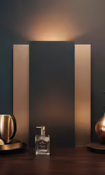 modern items with an elegant metallic interior