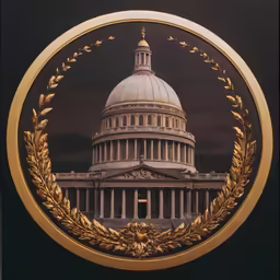 capitol building in washington d c with gold trim
