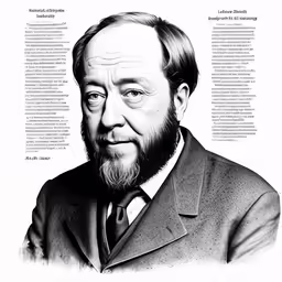 a portrait of the famous american actor, henry ford