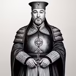 a man in a coat and hat holding his hands on his hips