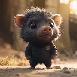 a character in the film ratty the ratty is looking forward with an adorable expression on its face