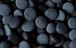 this is a bunch of rocks that are dark