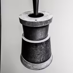 the top of a small table, which has a lamp attached