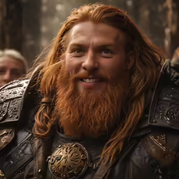 a very nice guy with red hair and a beard