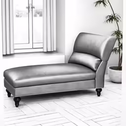 the modern chaise lounge chair is very comfortable