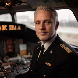 the commander of an air force poses for a picture