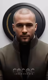 an image of a balding man that has his head shaved