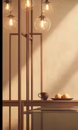 an image of a light fixture with fruit on it