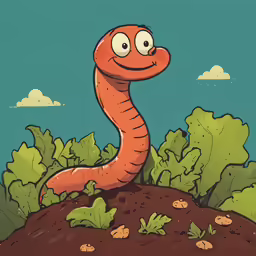 an illustration of a snake and the land it is
