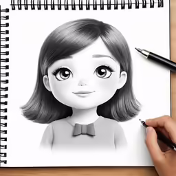 the person is drawing with pencils on paper