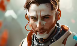 an image of a man with ear phones on