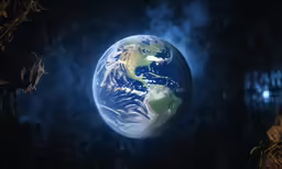 a view of the earth from space in outer space