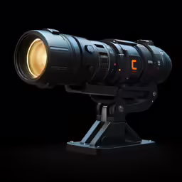 the new camera is glowing from behind