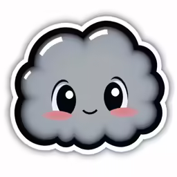a sticker that says little smoke on it