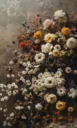 this is a picture of some white and yellow flowers