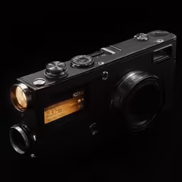 the camera in black is very old and needs to be cleaned