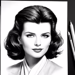 the actress grace kelly poses for an image in black and white