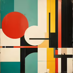 the image is showing the colors in this art work