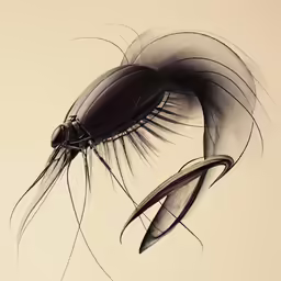 a small bug that is sitting on some paper