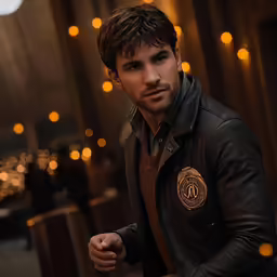 the young man is dressed nicely and posing