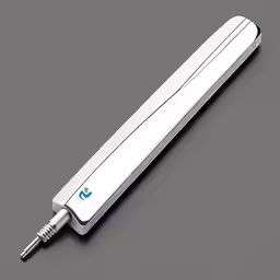 a pen with the tip sticking out of it