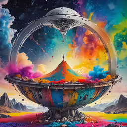 this is the artwork for an upcoming album called out of space