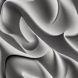 a wave pattern made with gray liquid or wax