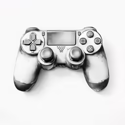 an old video game controller that has been altered