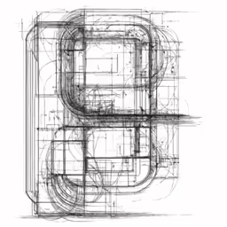 a drawing that is very detailed