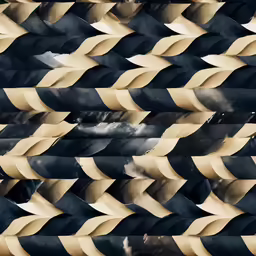 a bunch of different color lines in the background