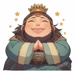 a cartoon character, dressed in medieval clothing