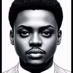 a black man with a suit and tie
