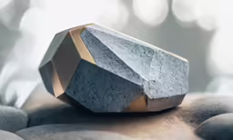 there is an unusual shape used for something that looks like stone
