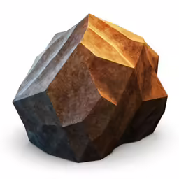 a rock made with several layers of stone