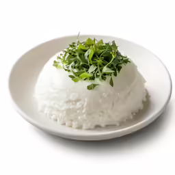 a white plate that has some food on it