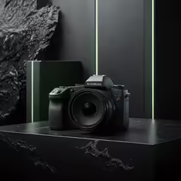 the canon gx1 has a small 18 - 55mm lens