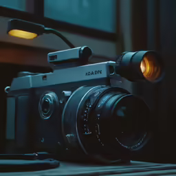 the dark photo is being used to take an image