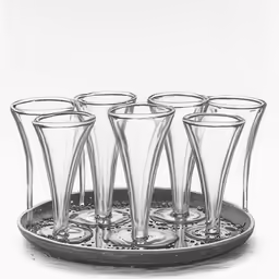 an image of glasses on display in a vase