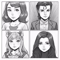 four pages from the new disney movie
