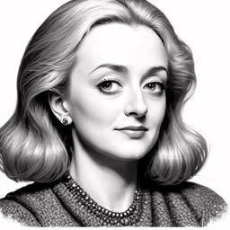 a black and white photo of a woman